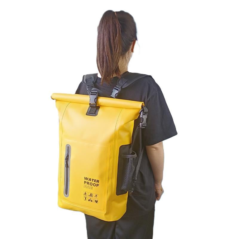 Sac à Dos Étanche 25L - 100% Imperméable Moto & Outdoor - LE PRATIQUE DU MOTARD