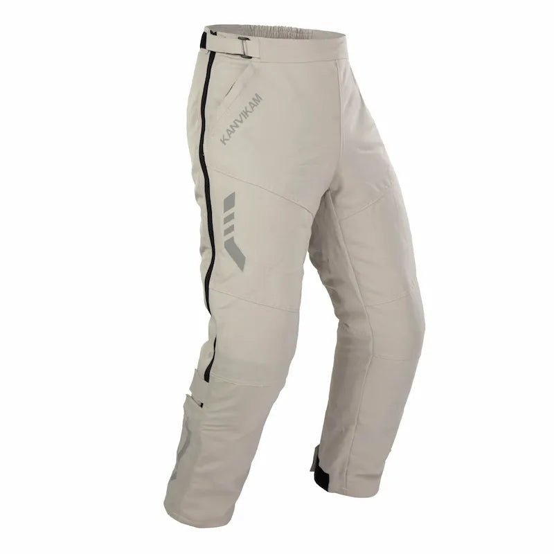 Surpantalon Moto Hiver coupe - vent et anti - pluie | All Road Pro™ - Noir /Beige - LE PRATIQUE DU MOTARD