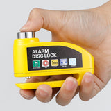 Anti-Theft Motorcycle Disc Block With Alarm