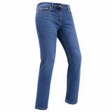 Jean Moto Femme Homologué AA — Coques Genoux et Hanches Incluses — vue de face