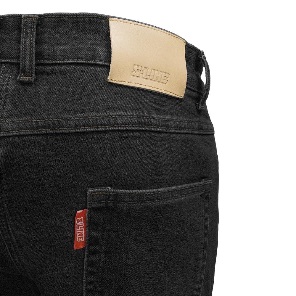 Jean Moto Homme Homologué AA — Coques Genoux et Hanches Incluses — poche arrière et patch cuir