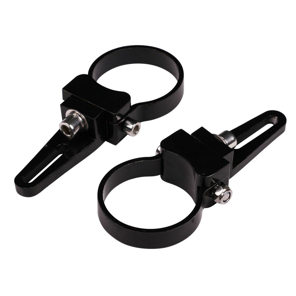 Fixation projecteur LED 32mm collier aluminium moto quad