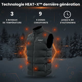 Gilet Chauffant EIGHT MAGMA - 9 Zones Chauffantes - Anti - Froid Professionnel - Moto & Outdoor - LE PRATIQUE DU MOTARD