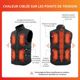 Gilet Chauffant EIGHT MAGMA - 9 Zones Chauffantes - Anti - Froid Professionnel - Moto & Outdoor - LE PRATIQUE DU MOTARD