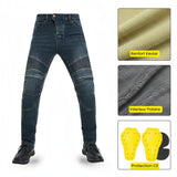 Jean Moto Hiver Homme Doublé Polaire | Renforts Kevlar & Protections CE - LE PRATIQUE DU MOTARD