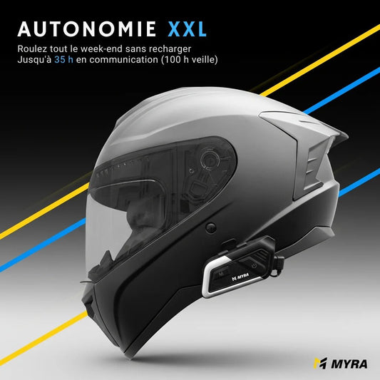 Intercom de casque Moto | R - COM™ – Bluetooth 5.3, Hi - Fi & Portée 500 m - LE PRATIQUE DU MOTARD