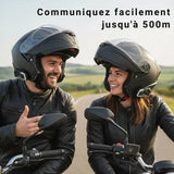 Intercom de casque Moto duo| R - COM™ Myra M500 – Bluetooth 5.3, Hi - Fi & Portée 500 m - LE PRATIQUE DU MOTARD