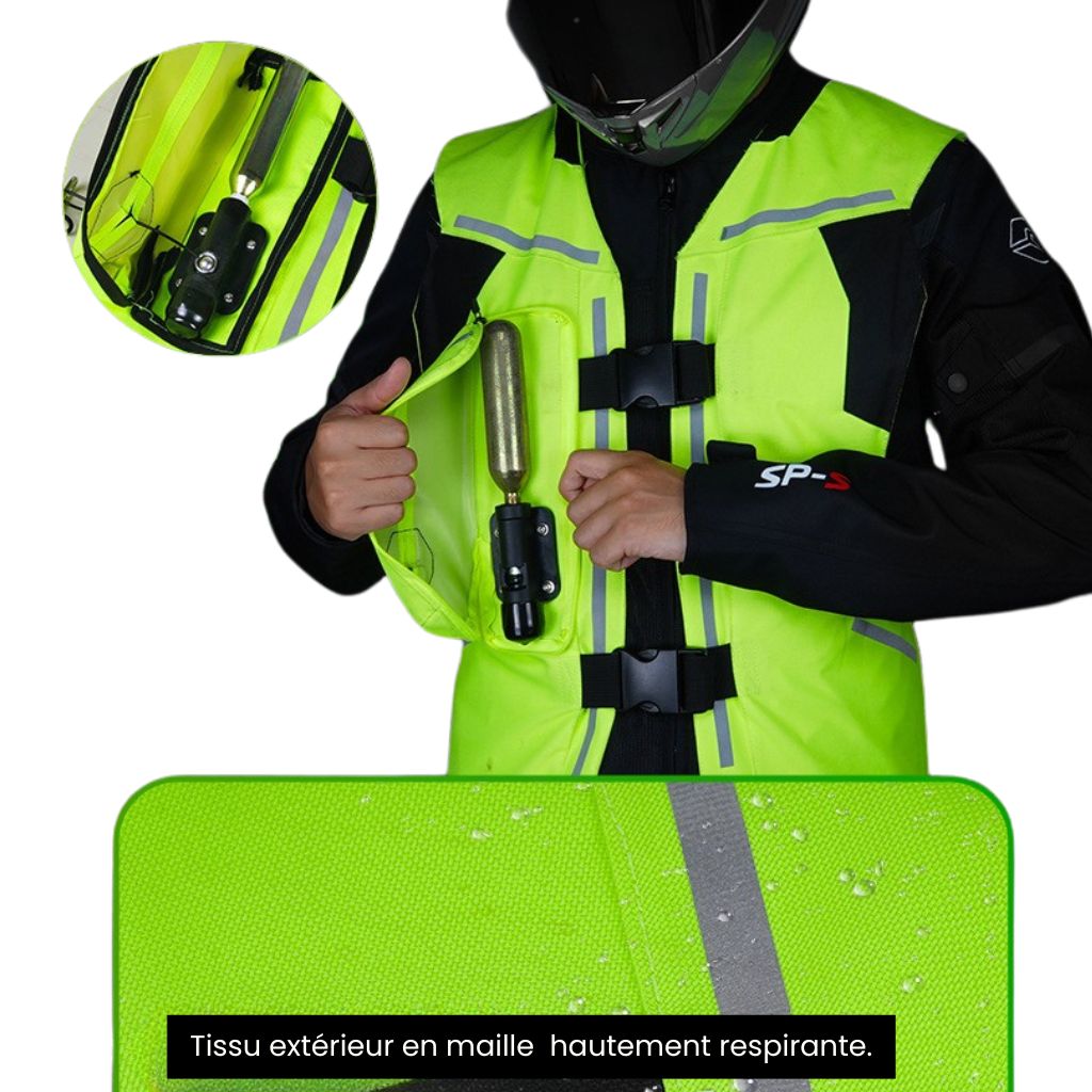 Gilet de sécurité Airbag Moto TWS2™ - LE PRATIQUE DU MOTARD