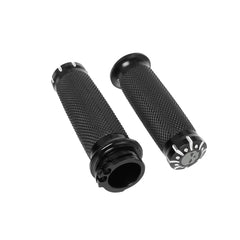 Poignées Harley Davidson universelle Tête de Mort | 22mm - LE PRATIQUE DU MOTARD