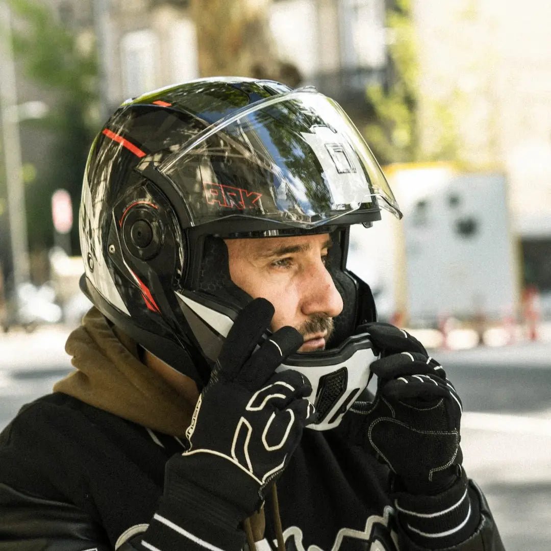 Casque Moto Modulable Spinner Ark Noir Mat Jaune | NOX - LE PRATIQUE DU MOTARD
