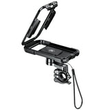Waterproof motorcycle phone holder case