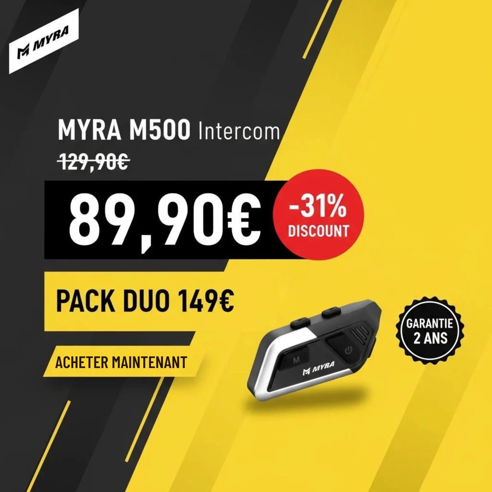 Intercom de casque Moto | R - COM™ – Bluetooth 5.3 & Communication Duo - LE PRATIQUE DU MOTARD