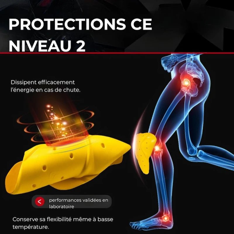 Surpantalon Moto Hiver Homme - Protection Niveau 2 | ICEPRO™ BSDP - LE PRATIQUE DU MOTARD