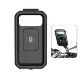 Support téléphone moto étanche AquaShield Pro avec étui protégeant le smartphone