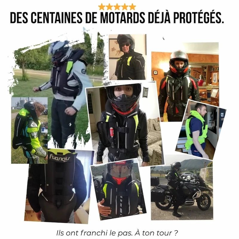 Gilet Airbag Moto TWS2™ — Votre protection vitale en 0,3 seconde - LE PRATIQUE DU MOTARD