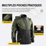 Ensemble veste et pantalon de pluie moto réfléchissants