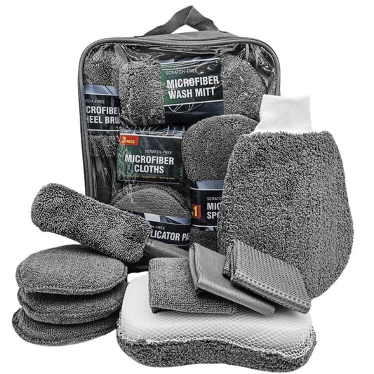 Kit de Nettoyage Moto & Auto – 9 Accessoires Pro - LE PRATIQUE DU MOTARD