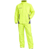 Ensemble Pluie Moto Jaune Haute Visibilité 2 Pièces