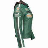 Blouson cuir moto rétro chic pour femme | LEGENDARY 58™ - LE PRATIQUE DU MOTARD