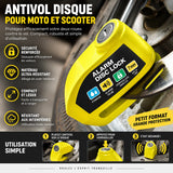 Anti-Theft Motorcycle Disc Block With Alarm