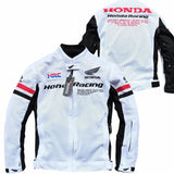 Blouson moto été | Honda Racing HRC (Blanche) - LE PRATIQUE DU MOTARD Blouson moto été | Honda Racing HRC (Blanche) - LE PRATIQUE DU MOTARD