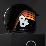 Casque Jet Vintage Benson & Cherry x Mârkö - LE PRATIQUE DU MOTARD Casque Jet Vintage Benson & Cherry x Mârkö - LE PRATIQUE DU MOTARD