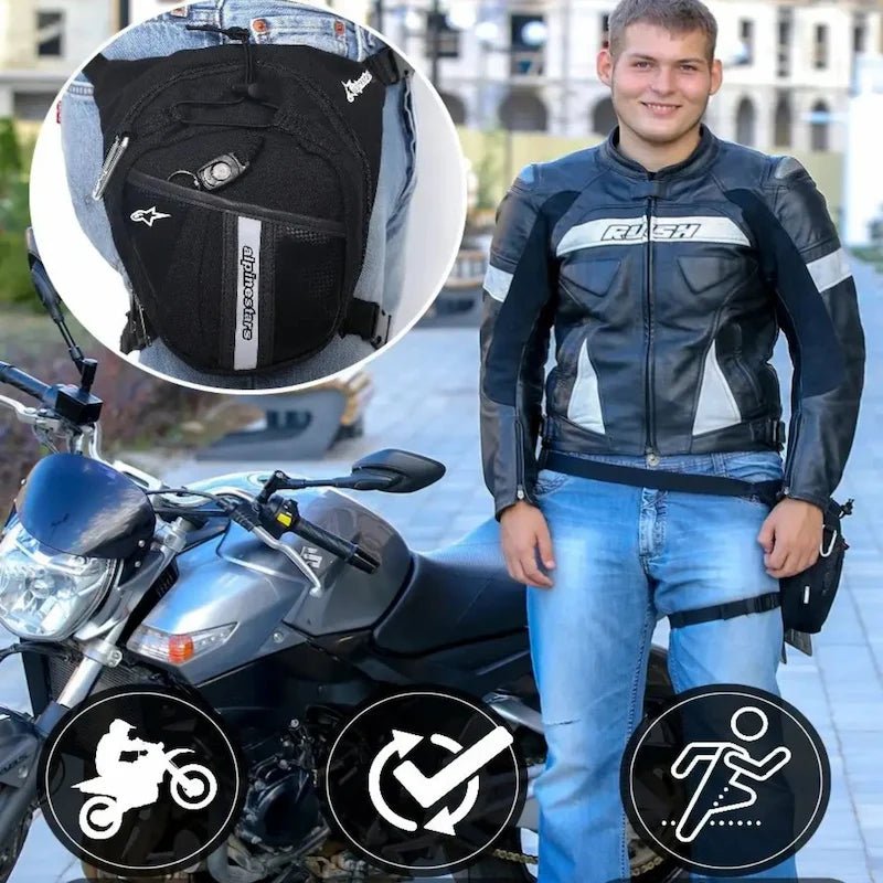 Sacoche de Jambe Moto Style Alpinestar - LE PRATIQUE DU MOTARD