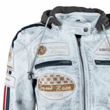 Blouson cuir moto rétro chic pour femme | LEGENDARY 58™ - LE PRATIQUE DU MOTARD