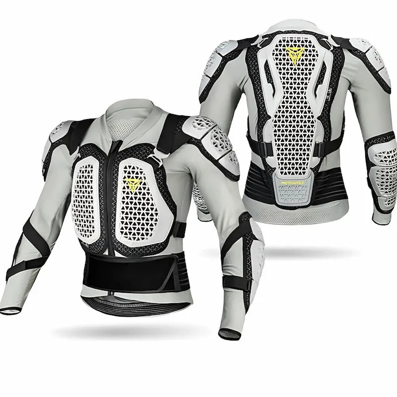 Armure de protection moto Niveau 2 avec dorsale | AxonProtect™ - LE PRATIQUE DU MOTARD