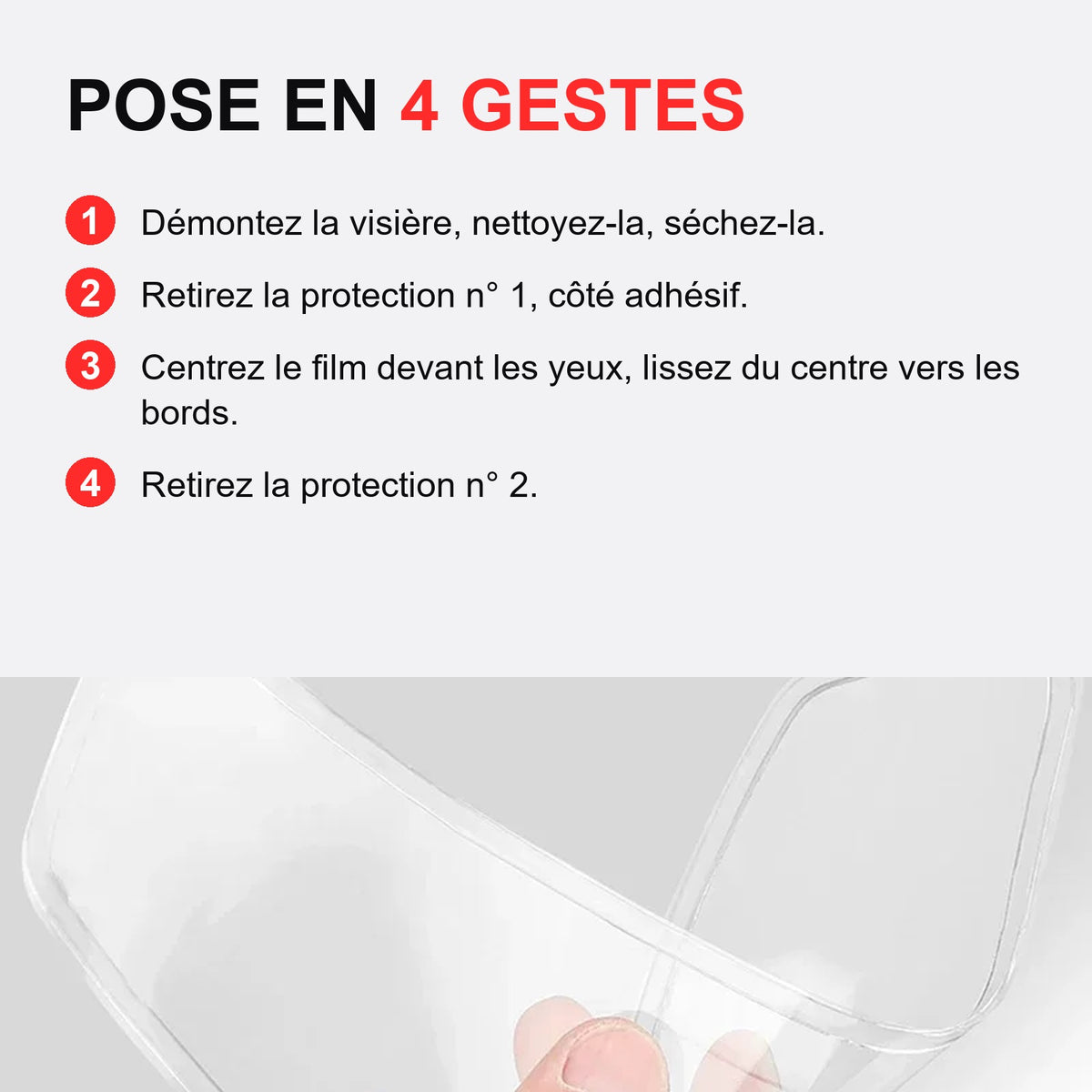 Posé en quelques minutes,
sans outil.
