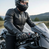 Gants Moto Hiver en Cuir Pleine Fleur – ROADMASTER™ (Homologué) - LE PRATIQUE DU MOTARD