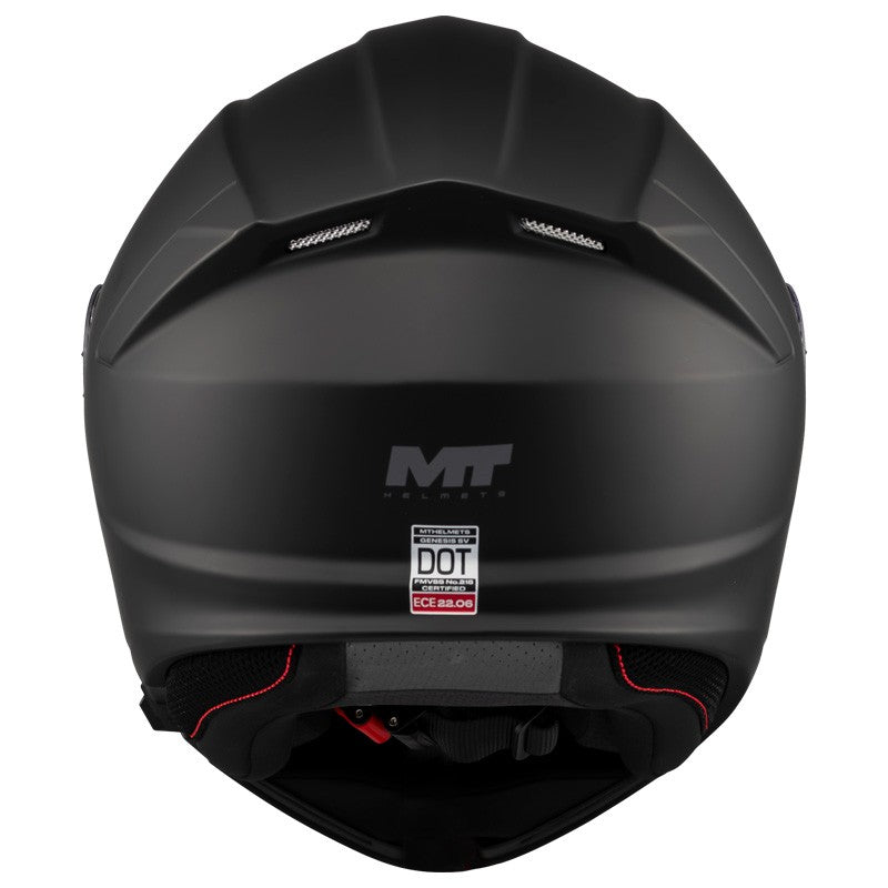 Casque Modulable MT Helmet Genesis SV Pure A1 Noir Mat - Homologué ECE 22.06 - LE PRATIQUE DU MOTARD