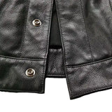 Harley Davidson leather biker vest - SOA
