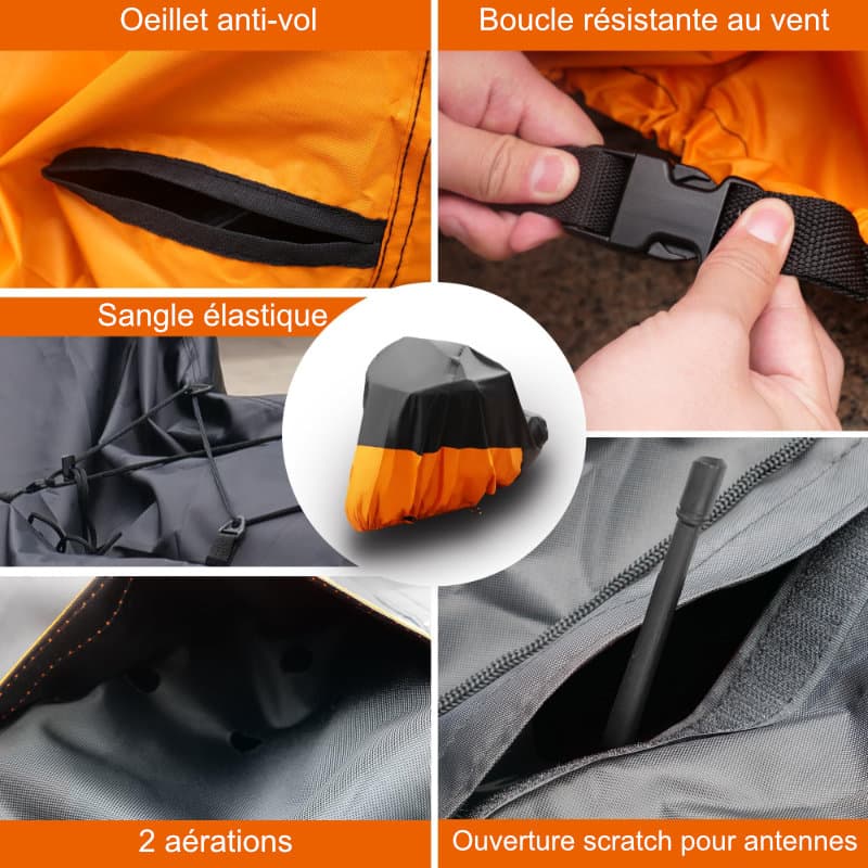 Housse moto Harley Davidson - Haute Performance 420D - LE PRATIQUE DU MOTARD