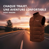 Gilet Chauffant moto MAGMA™ - Confort Extrême - LE PRATIQUE DU MOTARD