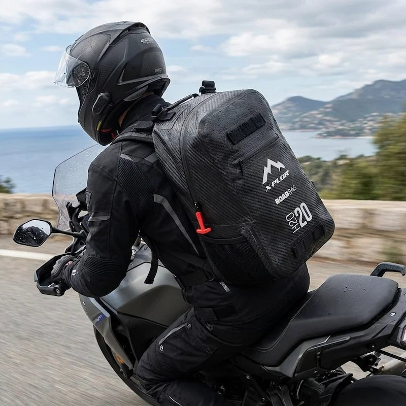 Sac à Dos X - PLOR "Carbon Series" – 20L Étanche - LE PRATIQUE DU MOTARD