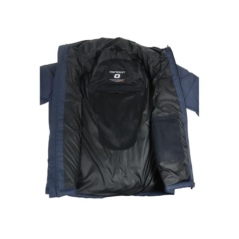 Veste Moto Nylon Déperlant Double Couche Homme Harisson Suburban Gris Paris CE - LE PRATIQUE DU MOTARD