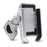 Dimensions du support téléphone moto en aluminium, design sobre et minimaliste