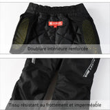 Surpantalon Moto & Scooter "Rapide - Enfilage" STORM™: Chaud, Étanche et Protégé (CE Niv.2) - LE PRATIQUE DU MOTARD