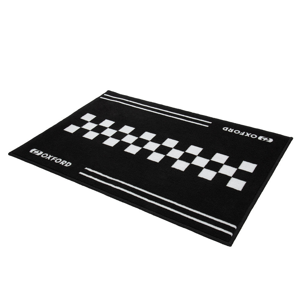 Tapis de sol moto Tapis d'Atelier Moto Oxford Café Racer 90x60cm — Garage & paddock moto