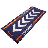 Tapis de sol moto Tapis de Sol Moto Orange 190x80cm — Garage & paddock moto