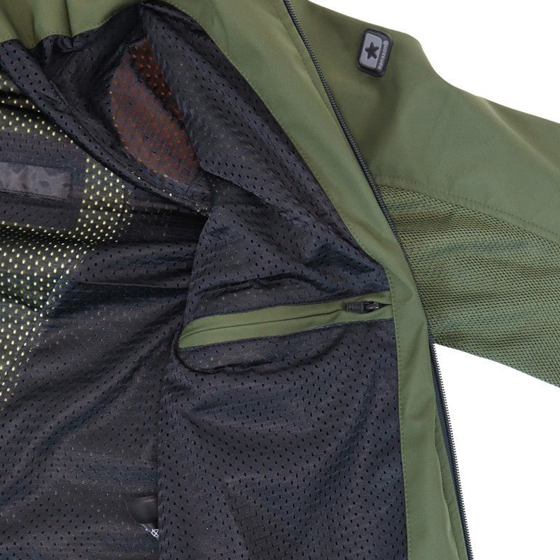 Veste Moto Mesh Ventilé Homme Harisson Carter Kaki CE - LE PRATIQUE DU MOTARD