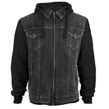 Veste Moto Coton Chiné Homme Harisson West Side II Noire/grise CE - LE PRATIQUE DU MOTARD