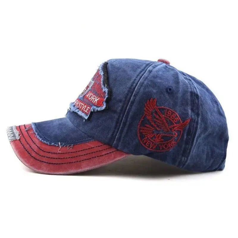 Casquette biker vintage - NEW-YORK - LE PRATIQUE DU MOTARD