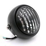 Phare rond moto avec grille - LE PRATIQUE DU MOTARD