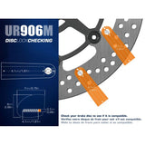 Bloque Disque moto avec ALARME - Bronze Ø6 mm - LE PRATIQUE DU MOTARD