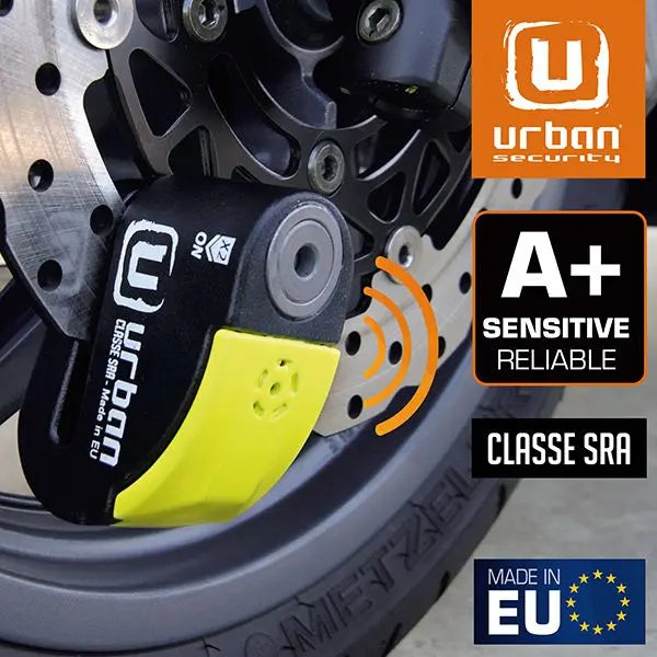 Antivol moto Bloque Disque avec Alarme  - Homologué SRA Le Pratique du Motard