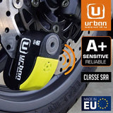 Antivol moto Bloque Disque avec Alarme  - Homologué SRA Le Pratique du Motard