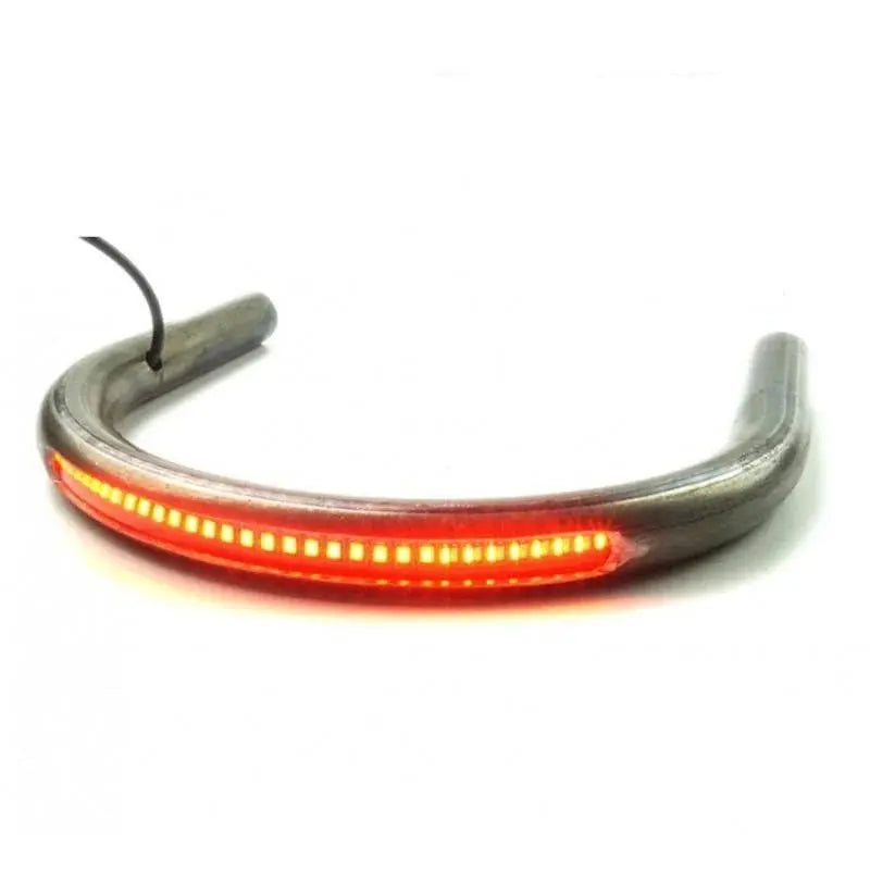 Boucle arriere cafe racer - 195mm + éclairage LED Le Pratique du Motard