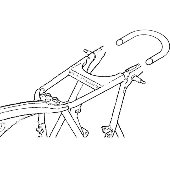 Boucle arriere cafe racer - 195mm + éclairage LED Le Pratique du Motard